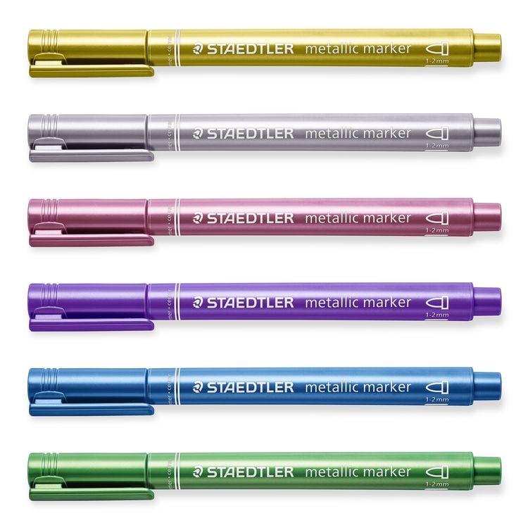 Produktbild: STAEDTLER 8323 Metallic pen, Etui mit 10 sortierten Farben, 8323 TB10