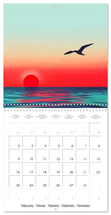 Produktbild: Minimalist Travel (Wall Calendar 2026 12 &times; 12 Inch) CALVENDO 12 Month Wall Calendar