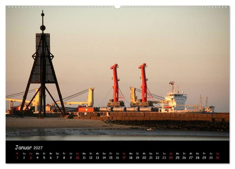 Produktbild: An der Nordseek&uuml;ste... (hochwertiger Premium Wandkalender 2027 DIN A2 quer), Kunstdruck in Hochglanz