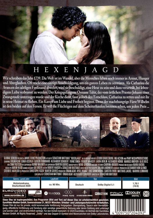 Produktbild: Hexenjagd - Ein Kampf um Liebe und Freiheit