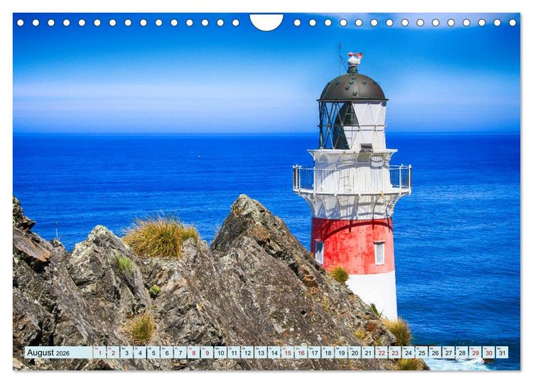 Produktbild: Leuchtt&uuml;rme - Maritime Leuchtfeuer an den K&uuml;sten (Wandkalender 2026 DIN A4 quer), CALVENDO Monatskalender