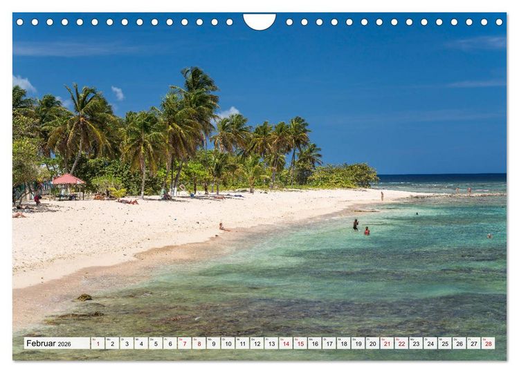Produktbild: Karibik - Guadeloupe (Wandkalender 2026 DIN A4 quer), CALVENDO Monatskalender