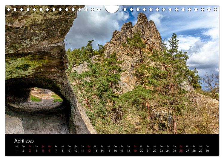 Produktbild: Teufelsmauer Harz (Wandkalender 2026 DIN A4 quer), CALVENDO Monatskalender
