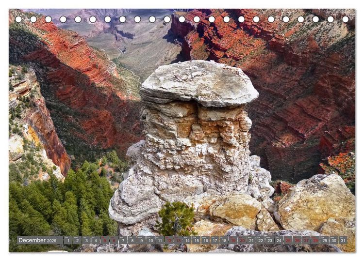 Produktbild: Grand Canyon National Park (Desk Calendar 2026 DIN A5 landscape), CALVENDO 12 Month DeskCalendar