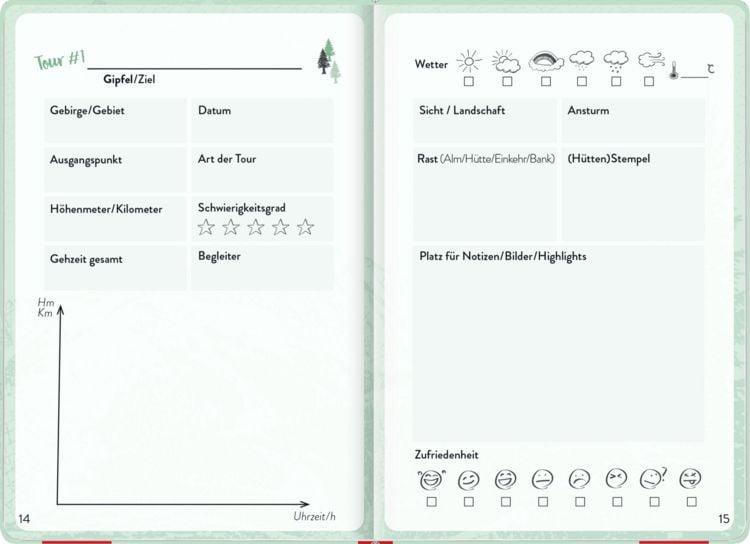 Produktbild: Wandertagebuch