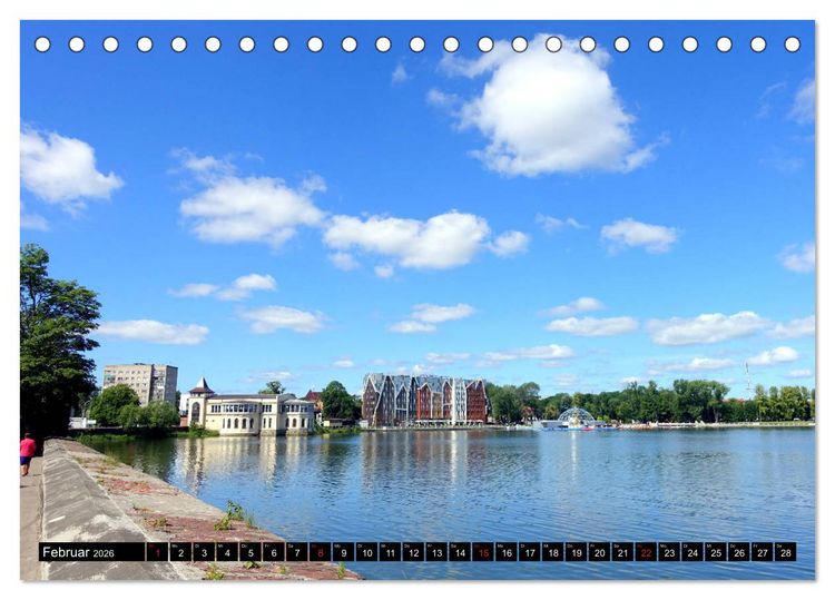 Produktbild: Kaliningrad - Das russische K&ouml;nigsberg (Tischkalender 2026 DIN A5 quer), CALVENDO Monatskalender