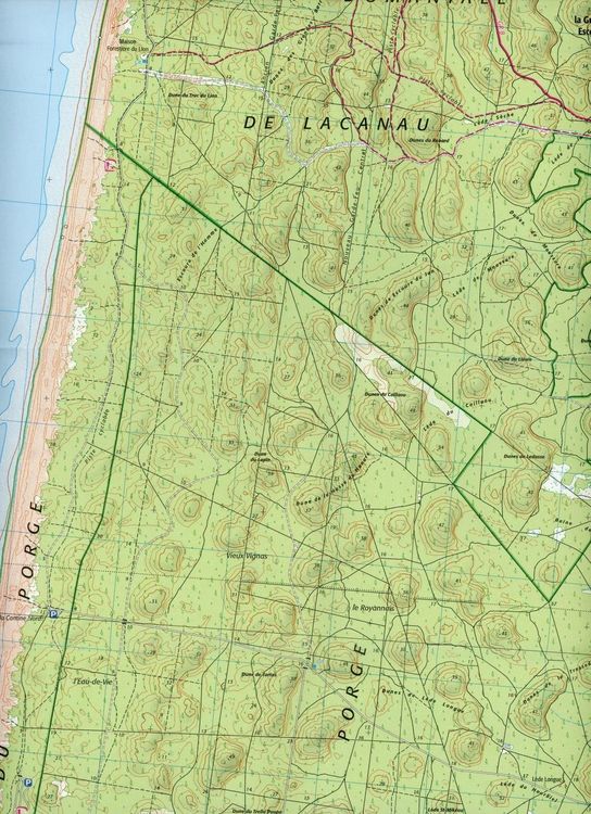 Produktbild: 1336 ET Lac de Lacanau - Le Porge 1:25000