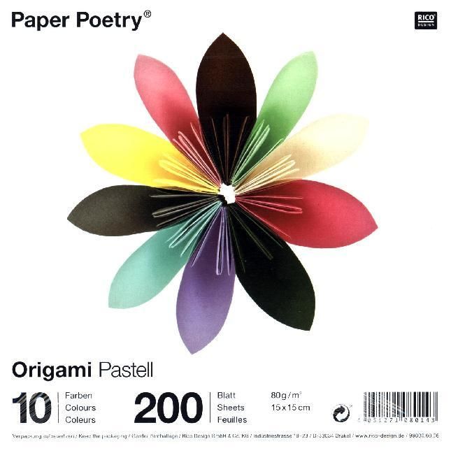 Produktbild: ORIGAMI PASTELL, 15 X 15 CM