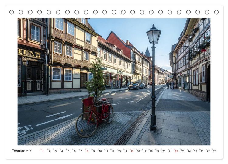 Produktbild: Wernigerode - Die Fachwerkstadt im Harz (Tischkalender 2026 DIN A5 quer), CALVENDO Monatskalender