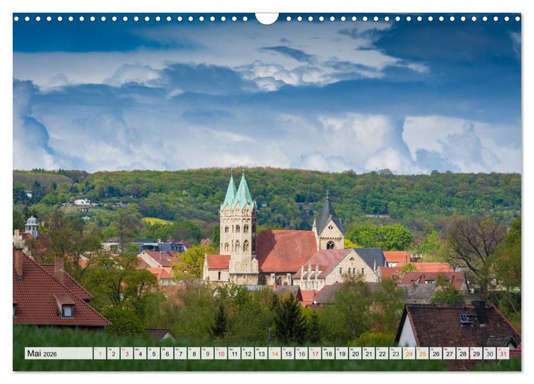 Produktbild: Willkommen im Burgenlandkreis (Wandkalender 2026 DIN A3 quer), CALVENDO Monatskalender