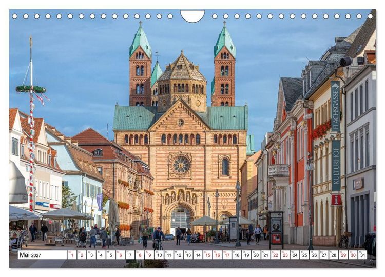 Produktbild: Speyer im Blick: Ein Jahr voller Geschichte und Charme (Wandkalender 2027 DIN A4 quer), CALVENDO Monatskalender
