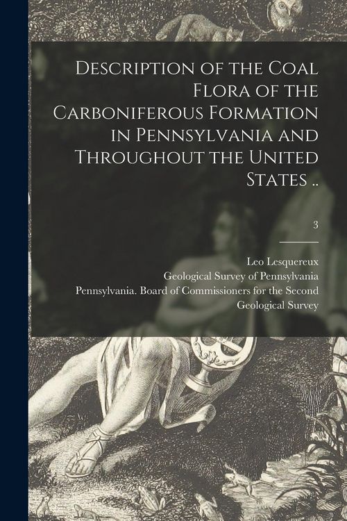 Produktbild: Description of the Coal Flora of the Carboniferous Formation in Pennsylvania and Throughout the United States ..; 3