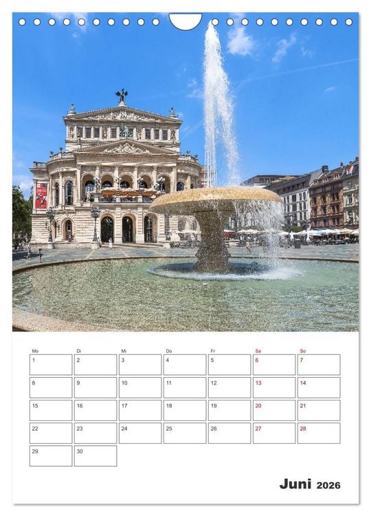 Produktbild: Frankfurt am Main - Impressionen aus der Finanzmetropole (Wandkalender 2026 DIN A4 hoch), CALVENDO Monatskalender