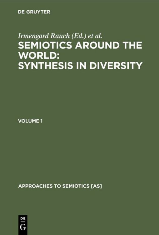 Produktbild: Semiotics around the World: Synthesis in Diversity