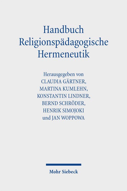 Produktbild: Handbuch Religionsp&auml;dagogische Hermeneutik