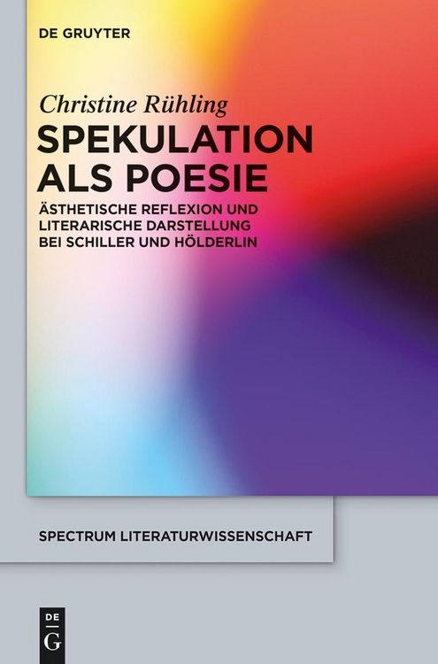 Produktbild: Spekulation als Poesie