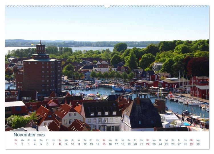 Produktbild: Eckernf&ouml;rde 2026. Impressionen rund um den Hafen (hochwertiger Premium Wandkalender 2026 DIN A2 quer), Kunstdruck in Hochglanz