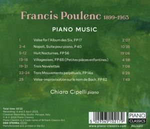 Produktbild: Poulenc:Piano Music