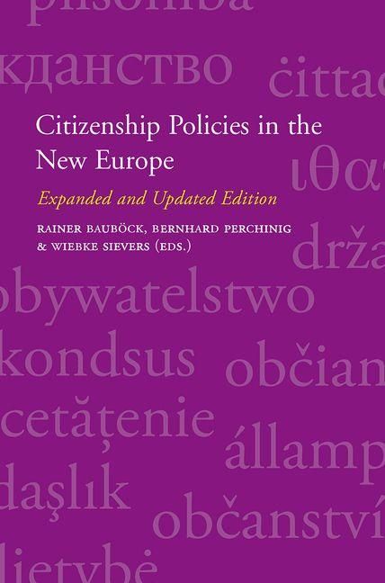 Produktbild: Citizenship Policies in the New Europe