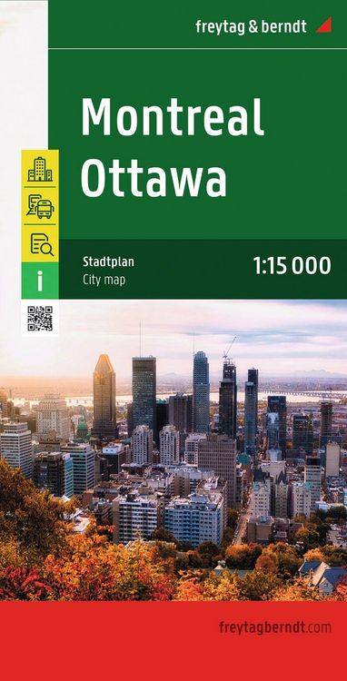 Produktbild: freytag & berndt Stadtplan Ottawa - Montreal 1:15.000