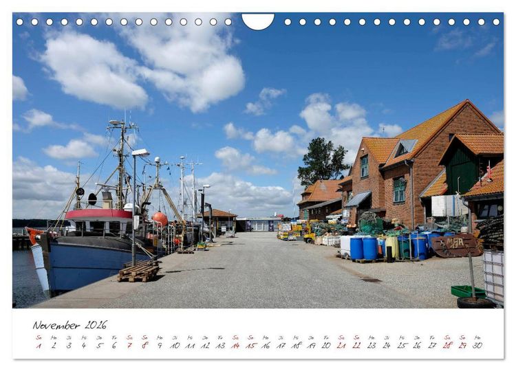Produktbild: Maasholm - der Fischerort an Schlei und Ostsee (Wandkalender 2026 DIN A4 quer), CALVENDO Monatskalender