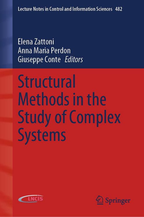 Produktbild: Structural Methods in the Study of Complex Systems