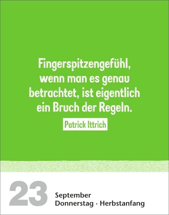 Produktbild: Lattenknaller Tagesabrei&szlig;kalender 2027 - Die witzigsten Fu&szlig;ballerspr&uuml;che