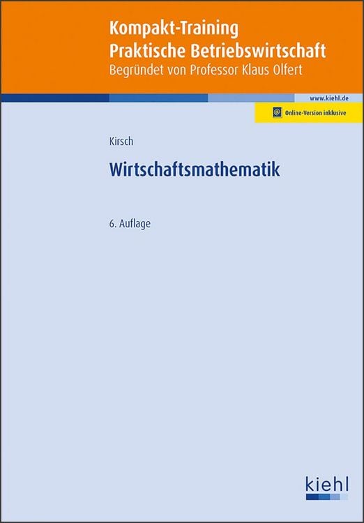 Produktbild: Wirtschaftsmathematik
