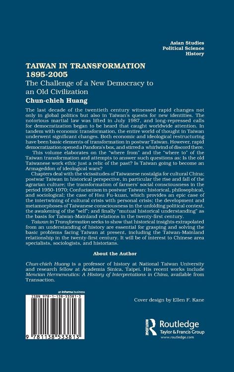 Produktbild: Taiwan in Transformation 1895-2005