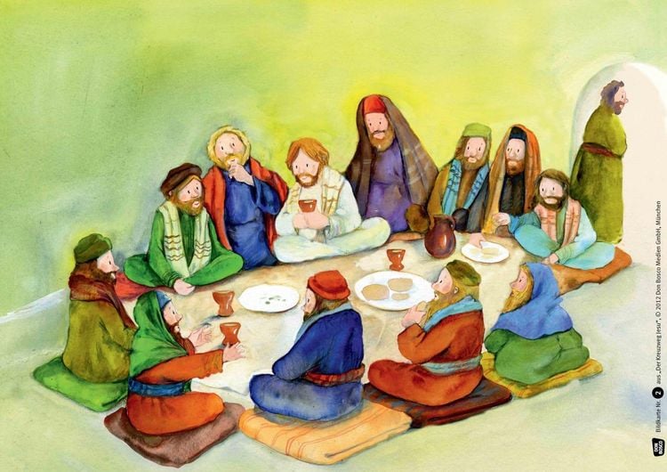 Produktbild: Der Kreuzweg Jesu. Kamishibai Bildkartenset