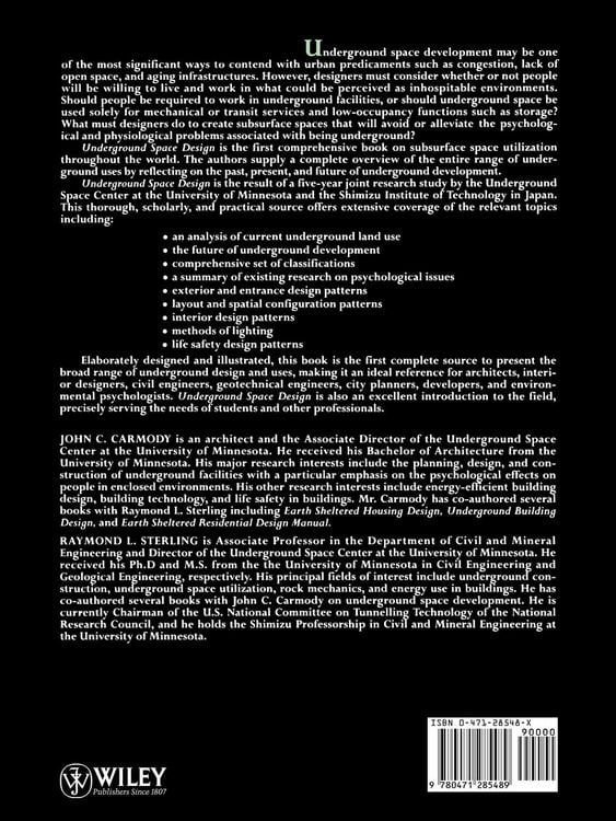 Produktbild: Underground Space Design