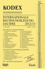 Produktbild: KODEX Internationale Rechnungslegung IAS/IFRS 2012/13