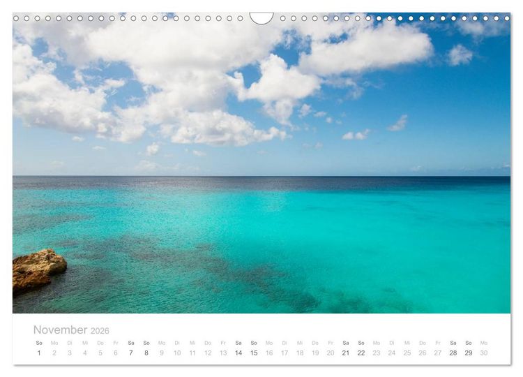 Produktbild: Trauminsel Cura&ccedil;ao (Wandkalender 2026 DIN A3 quer), CALVENDO Monatskalender