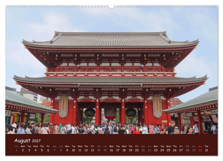 Produktbild: Japan - modern and traditional (Wall Calendar 2027 DIN A2 landscape), CALVENDO 12 Month Wall Calendar