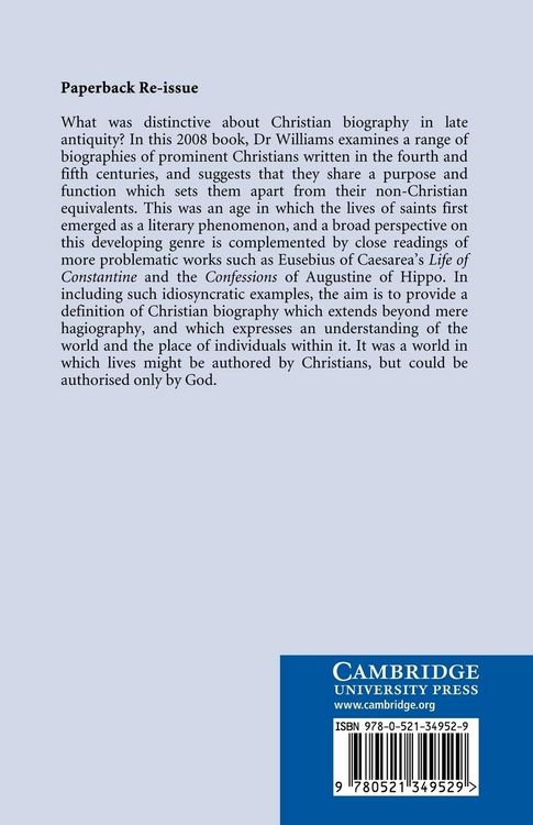 Produktbild: Authorised Lives in Early Christian Biography