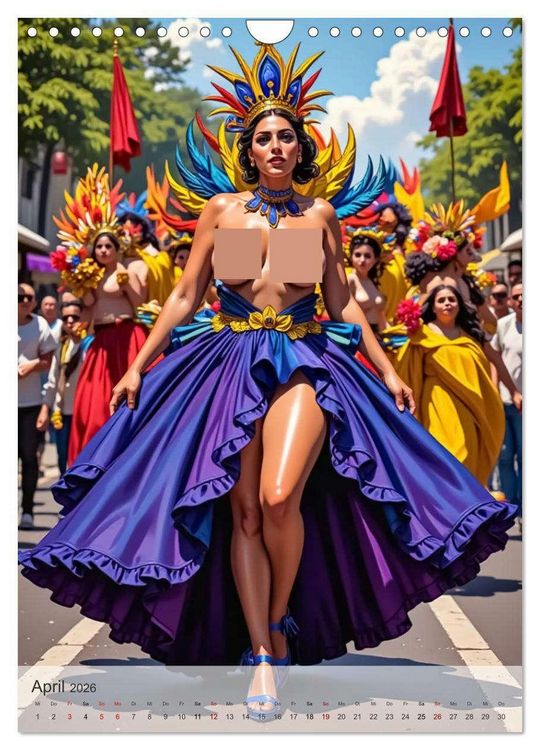 Produktbild: Spicy World - Sonne, Lust und Rio de Janeiro (Wandkalender 2026 DIN A4 hoch), CALVENDO Monatskalender