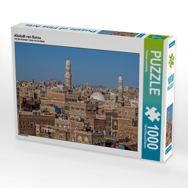 Produktbild: CALVENDO Puzzle Altstadt von Sanaa | 1000 Teile Lege-Gr&ouml;&szlig;e 64x48cm Foto-Puzzle f&uuml;r gl&uuml;ckliche Stunden