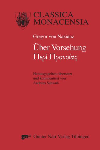 Produktbild: Gregor von Nazianz: &Uuml;ber Vorsehung - Peri Pronoias