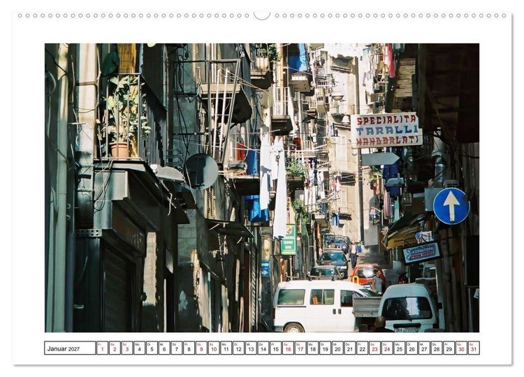 Produktbild: Neapel - Stadt der Gegens&auml;tze (Wandkalender 2027 DIN A2 quer), CALVENDO Monatskalender