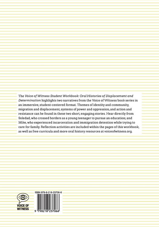 Produktbild: Voice of Witness Student Workbook