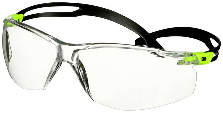Produktbild: 3M SecureFit SF501SGAF-GRN Schutzbrille mit Antibeschlag-Schutz Gr&uuml;n