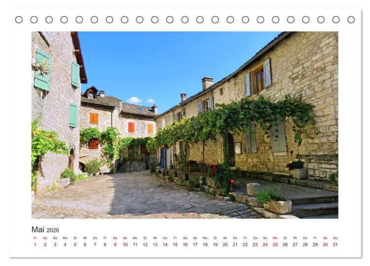 Produktbild: Typisch Cevennen (Tischkalender 2026 DIN A5 quer), CALVENDO Monatskalender