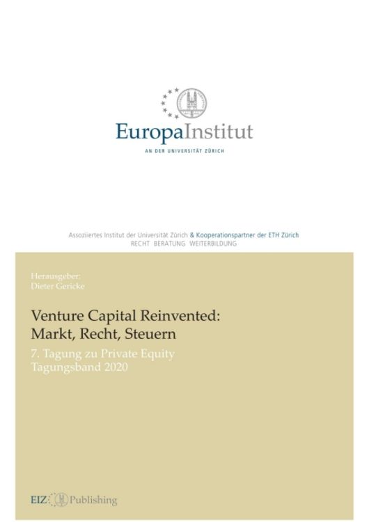 Bild vom Artikel Venture Capital Reinvented: Markt, Recht, Steuern vom Autor Dieter Gericke