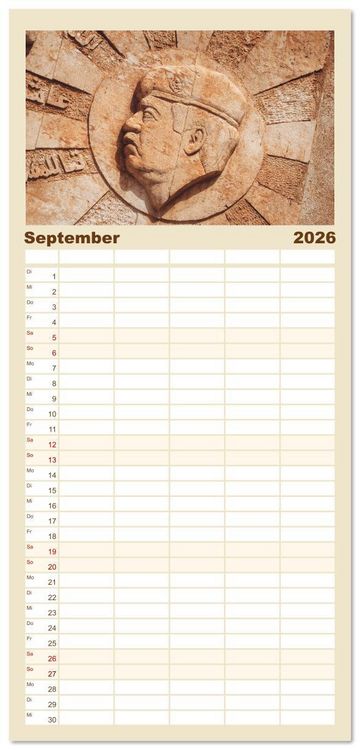 Produktbild: Familienplaner 2026 - Irak - Zwischen Stolz und Ver&auml;nderung mit 5 Spalten (Wandkalender, 21 x 45 cm) CALVENDO