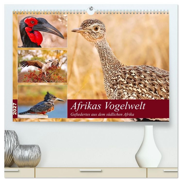 Produktbild: Afrikas Vogelwelt 2027 (hochwertiger Premium Wandkalender 2027 DIN A2 quer), Kunstdruck in Hochglanz