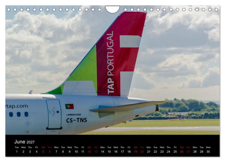 Produktbild: Commercial Airlines (Wall Calendar 2027 DIN A4 landscape), CALVENDO 12 Month Wall Calendar