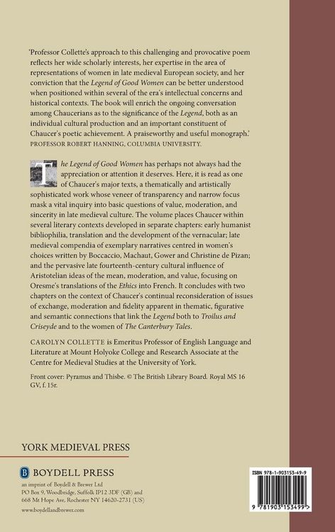 Produktbild: Rethinking Chaucer's Legend of Good Women