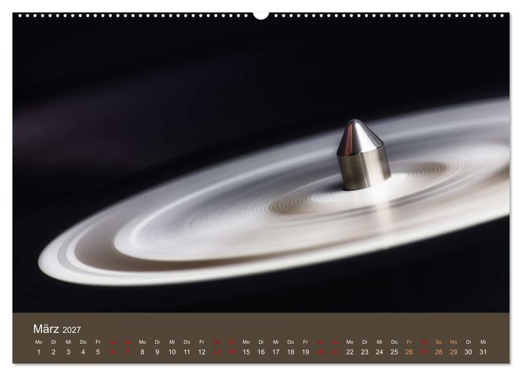 Produktbild: Vinyl im Fokus (hochwertiger Premium Wandkalender 2027 DIN A2 quer), Kunstdruck in Hochglanz