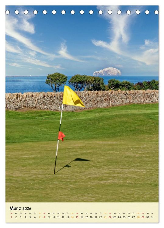 Produktbild: Golf Leidenschaft (Tischkalender 2026 DIN A5 hoch), CALVENDO Monatskalender
