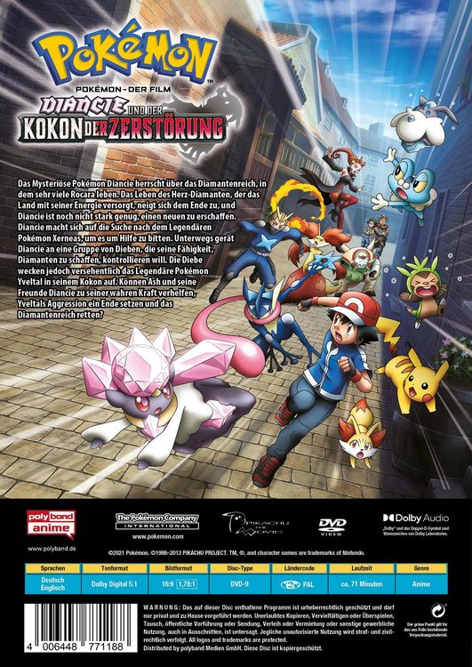 Produktbild: Pok&eacute;mon &ndash; Der Film: Diancie und der Kokon der Zerst&ouml;rung